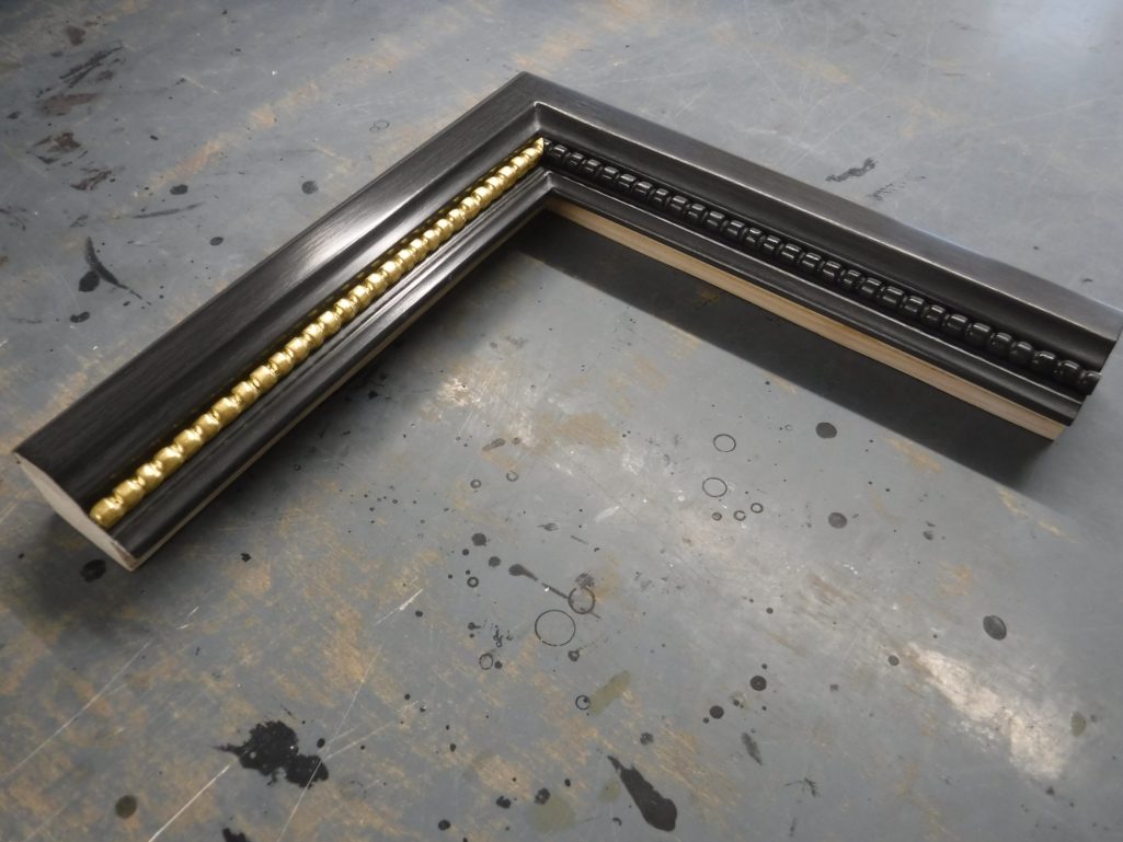 Handmade Picture Frame with carved pearl Black Carved Handmade Picture Frame